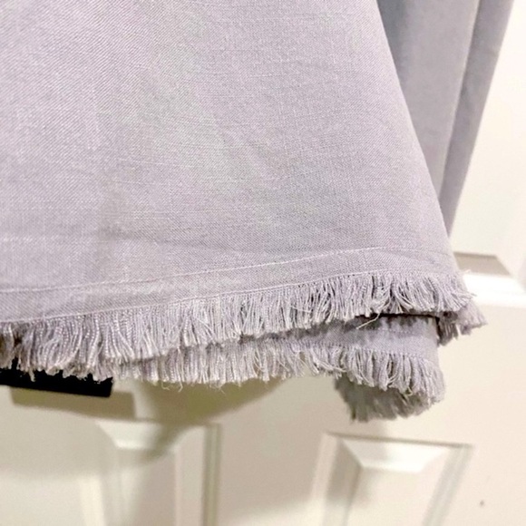 ANTHROPOLOGIE Dress CLOTH & STONE BELLA DAHL Midi Lined Rayon Gray Size X Small - Picture 8 of 8